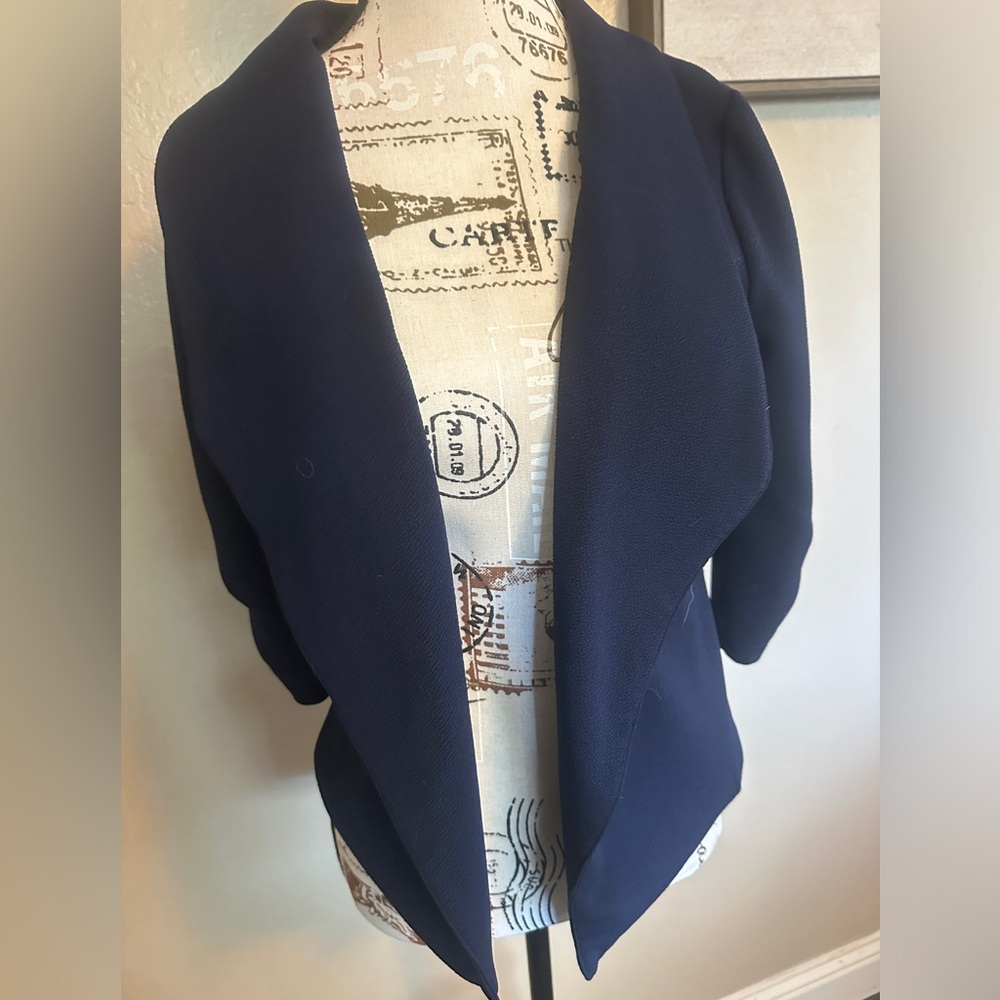 Navy casual blazer
